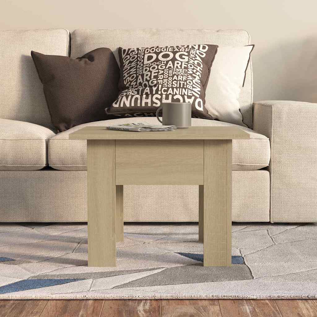 Tavolino da Salotto Rovere Sonoma 55x55x42 cm in Truciolato