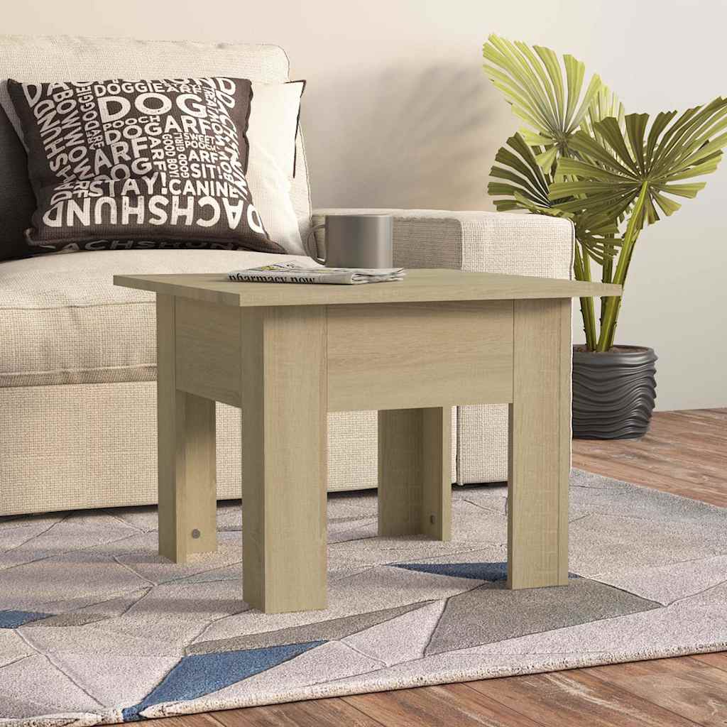 Tavolino da Salotto Rovere Sonoma 55x55x42 cm in Truciolato