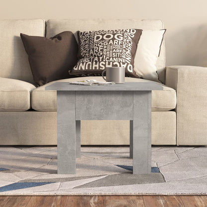 Tavolino da Caffè Grigio Cemento 55x55x42 cm in Truciolato | homemem39