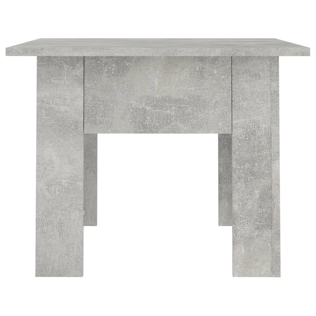 Tavolino da Caffè Grigio Cemento 55x55x42 cm in Truciolato | homemem39
