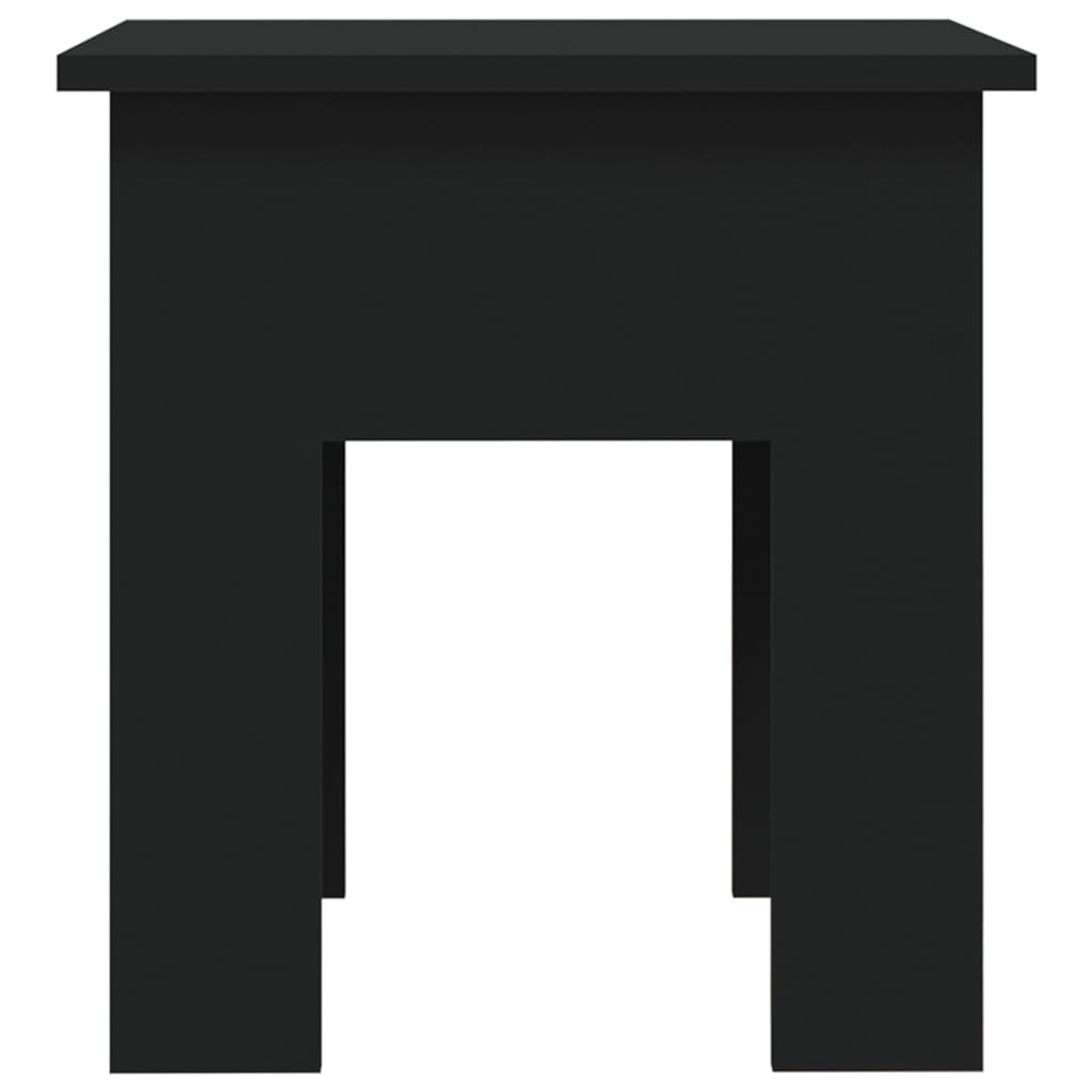 Tavolino da Salotto Nero 40x40x42 cm in Truciolato | homemem39