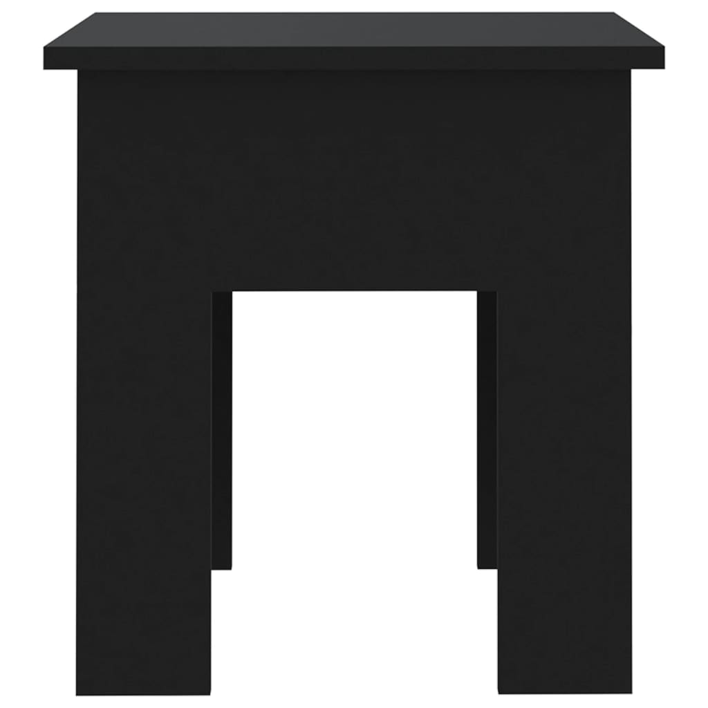Tavolino da Salotto Nero 40x40x42 cm in Truciolato | homemem39