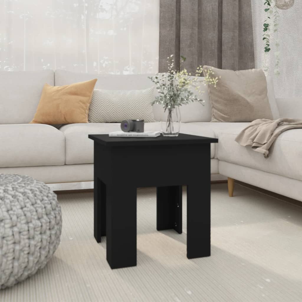 Tavolino da Salotto Nero 40x40x42 cm in Truciolato | homemem39