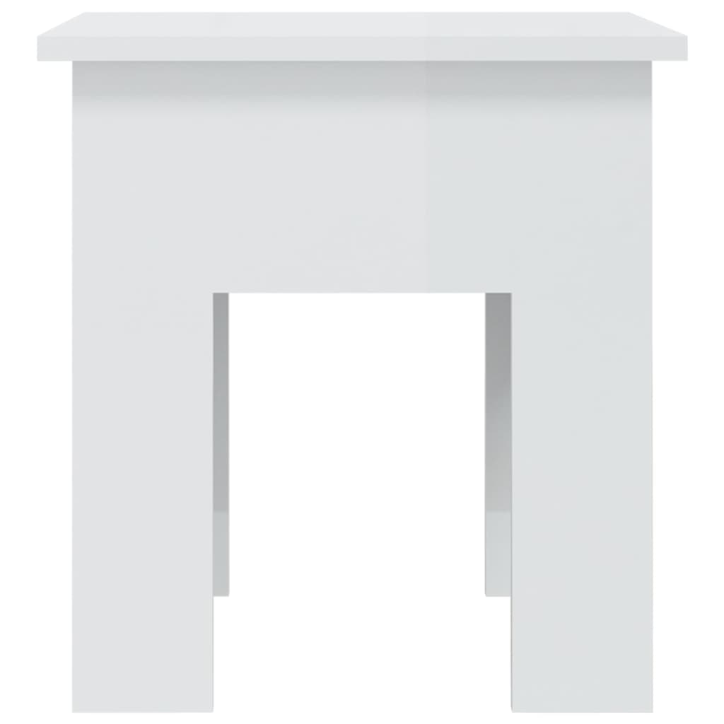 Tavolino da Salotto Bianco 40x40x42 cm in Truciolato | homemem39