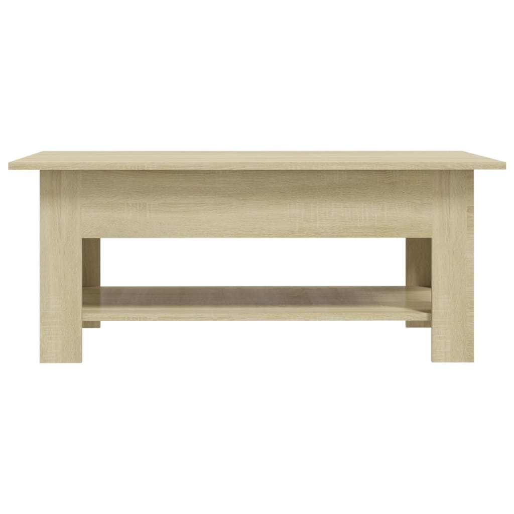 Tavolino da Salotto Rovere Sonoma 102x55x42 cm in Truciolato | homemem39
