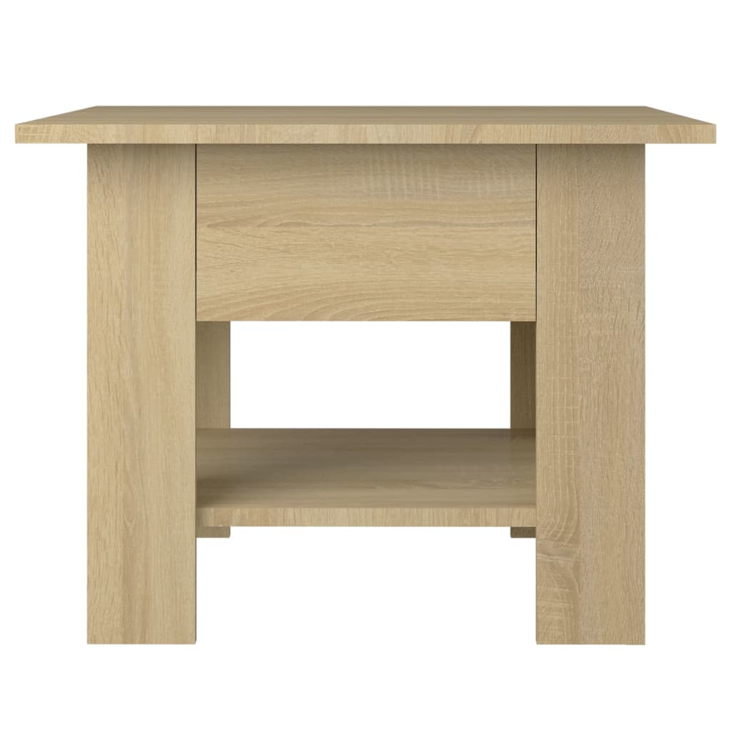 Tavolino da Salotto Rovere Sonoma 55x55x42 cm in Truciolato | homemem39