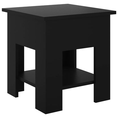 Tavolino da Salotto Nero 40x40x42 cm in Legno Multistrato | homemem39