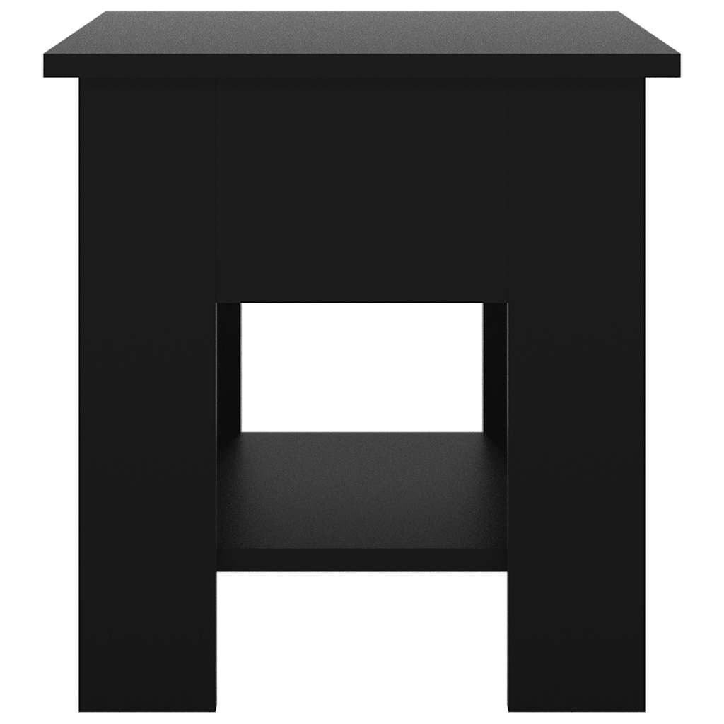 Tavolino da Salotto Nero 40x40x42 cm in Legno Multistrato | homemem39