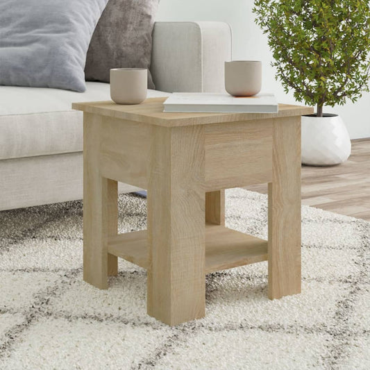Tavolino da Salotto Rovere Sonoma 40x40x42 cm Legno Multistrato | homemem39