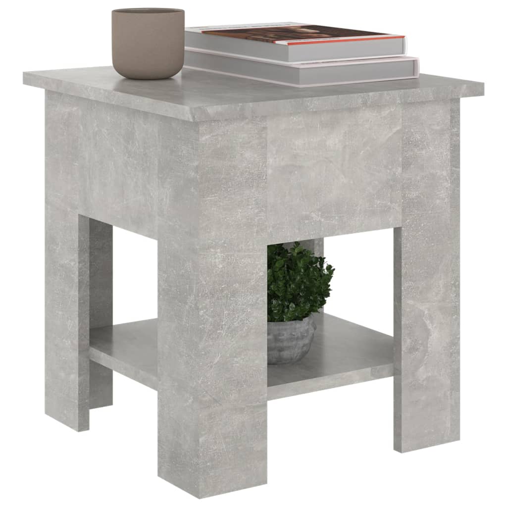 Tavolino da Salotto Grigio 40x40x42 cm in Legno Multistrato | homemem39