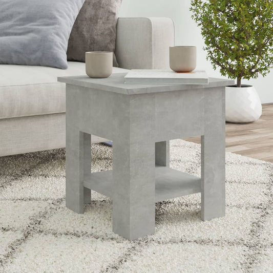 Tavolino da Salotto Grigio 40x40x42 cm in Legno Multistrato | homemem39