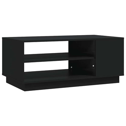 Tavolino da Salotto Nero 102x55x43 cm in Truciolato | homemem39
