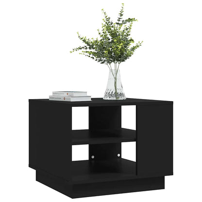 Tavolino da Salotto Nero 55x55x43 cm in Truciolato | homemem39