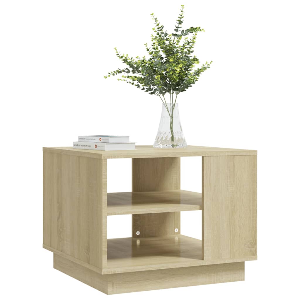 Tavolino da Salotto Rovere Sonoma 55x55x43 cm in Truciolato | homemem39