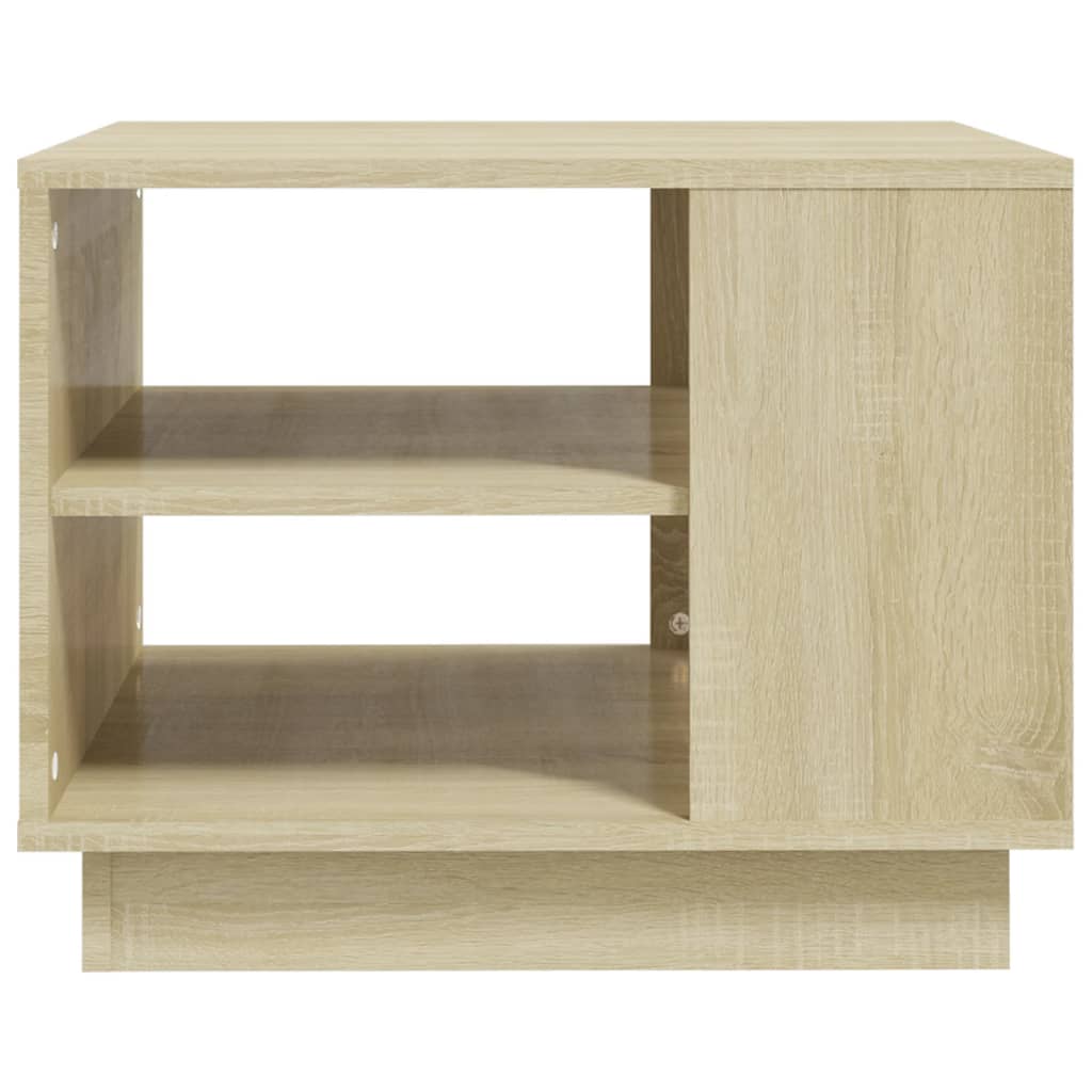 Tavolino da Salotto Rovere Sonoma 55x55x43 cm in Truciolato | homemem39