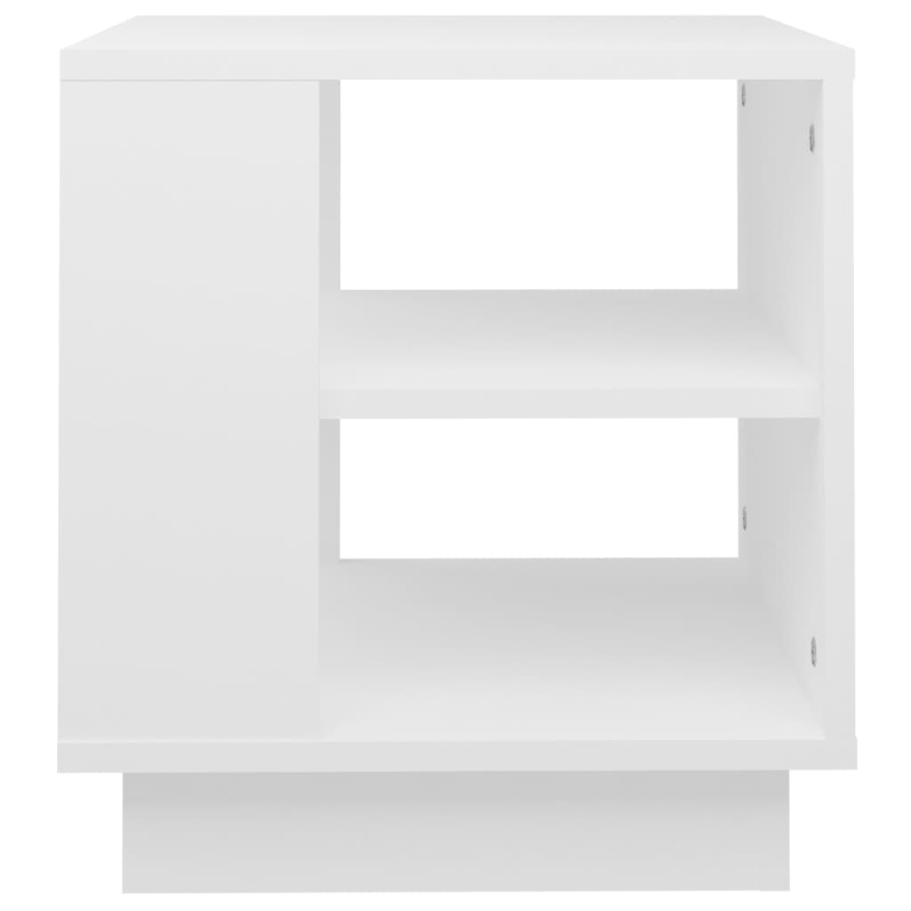 Tavolino da Salotto Bianco 40x40x43 cm in Legno Multistrato | homemem39