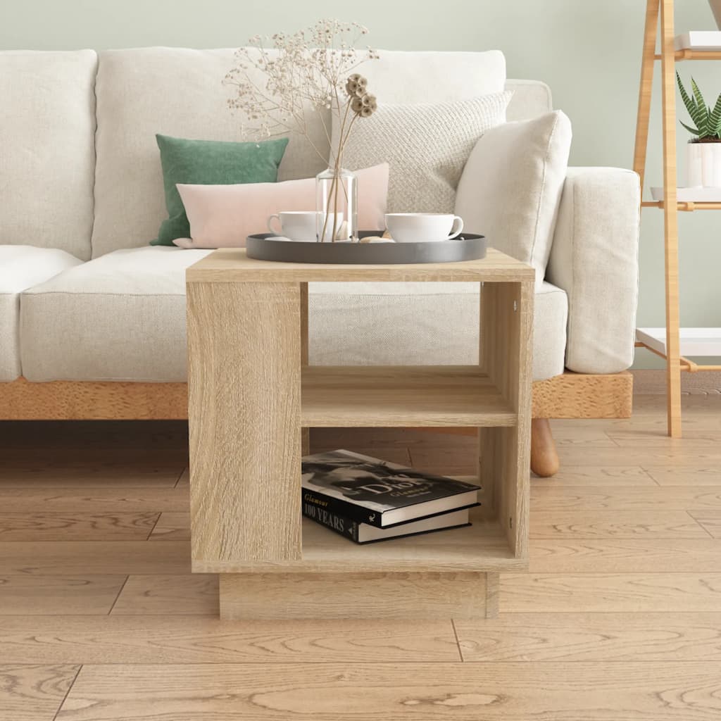 Tavolino da Salotto Rovere Sonoma 40x40x43 cm Legno Multistrato | homemem39