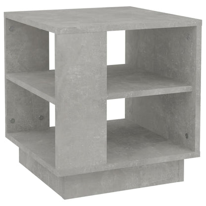 Tavolino Salotto Grigio Cemento 40x40x43 cm Legno Multistrato | homemem39