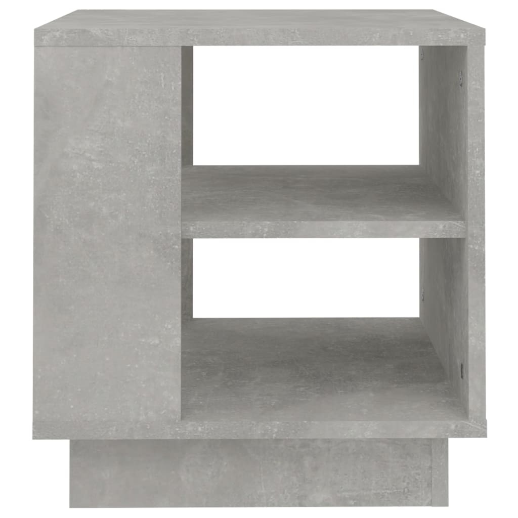 Tavolino Salotto Grigio Cemento 40x40x43 cm Legno Multistrato | homemem39