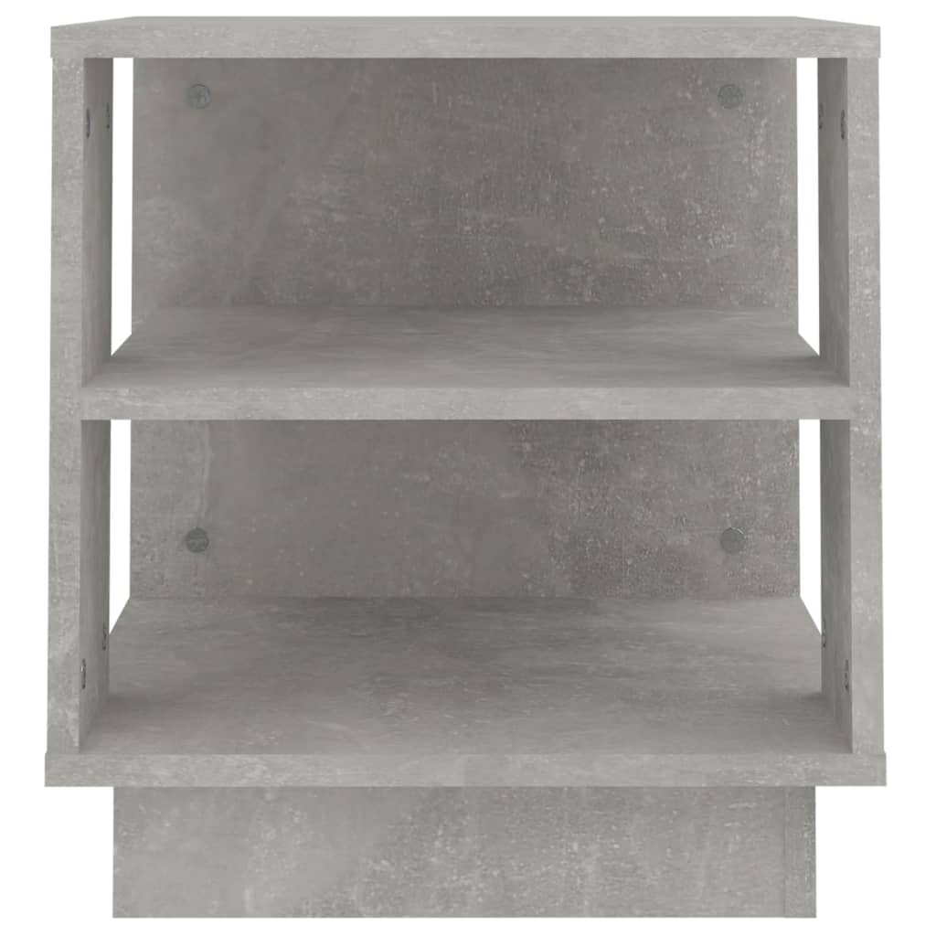 Tavolino Salotto Grigio Cemento 40x40x43 cm Legno Multistrato | homemem39