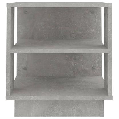 Tavolino Salotto Grigio Cemento 40x40x43 cm Legno Multistrato | homemem39
