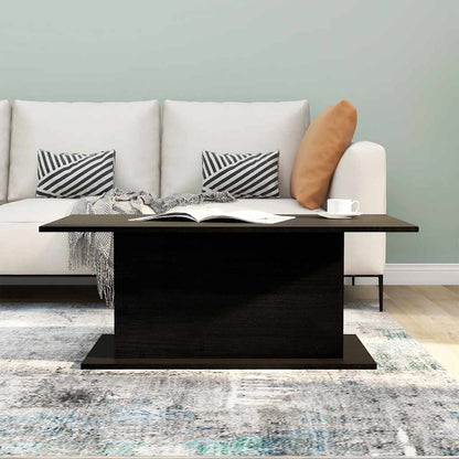 Tavolino da Salotto Nero 102x55,5x40 cm in Truciolato | homemem39
