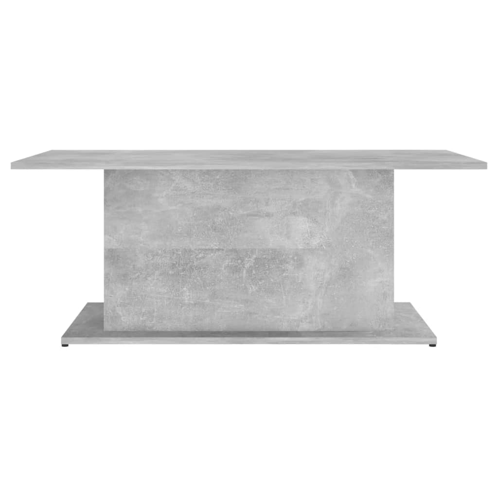 Tavolino da Salotto Grigio Cemento 102x55,5x40 cm in Truciolato | homemem39