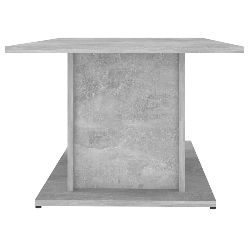 Tavolino da Salotto Grigio Cemento 102x55,5x40 cm in Truciolato | homemem39