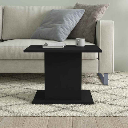 Tavolino da Salotto Nero 55,5x55,5x40 cm in Truciolato | homemem39