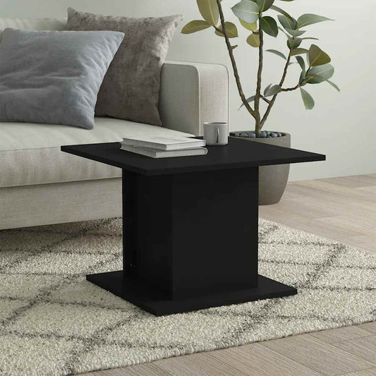 Tavolino da Salotto Nero 55,5x55,5x40 cm in Truciolato | homemem39