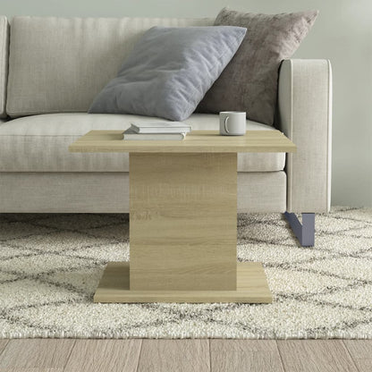 Tavolino da Salotto Rovere Sonoma 55,5x55,5x40 cm in Truciolato | homemem39