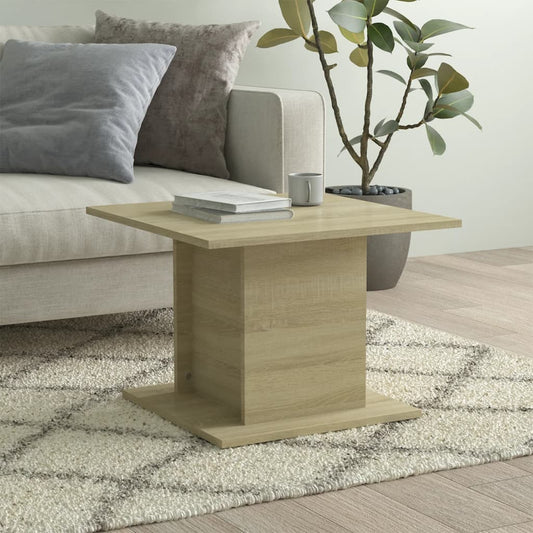 Tavolino da Salotto Rovere Sonoma 55,5x55,5x40 cm in Truciolato | homemem39