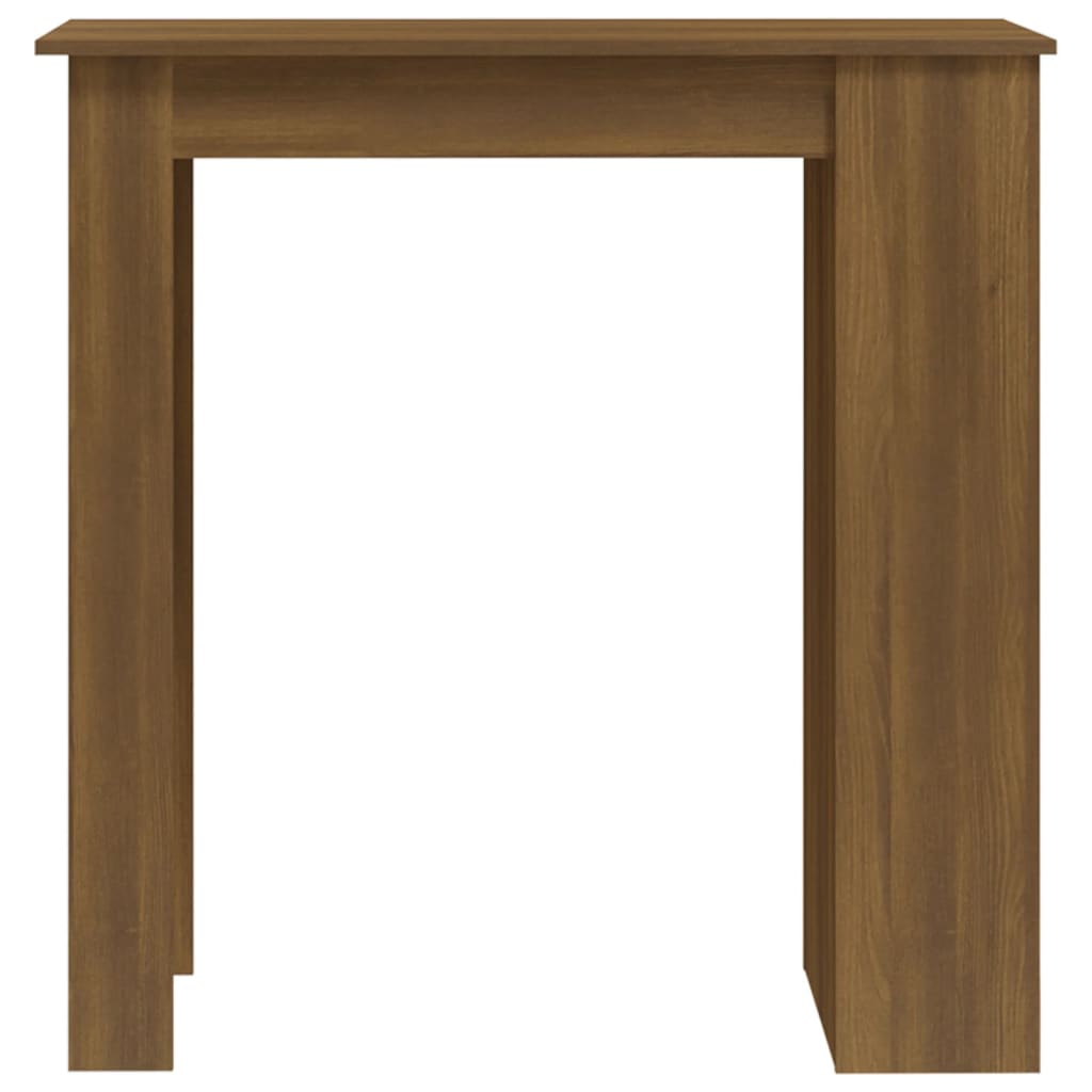 Tavolino da Bar con Ripiani Marrone Rovere 102x50x103,5 cm | homemem39