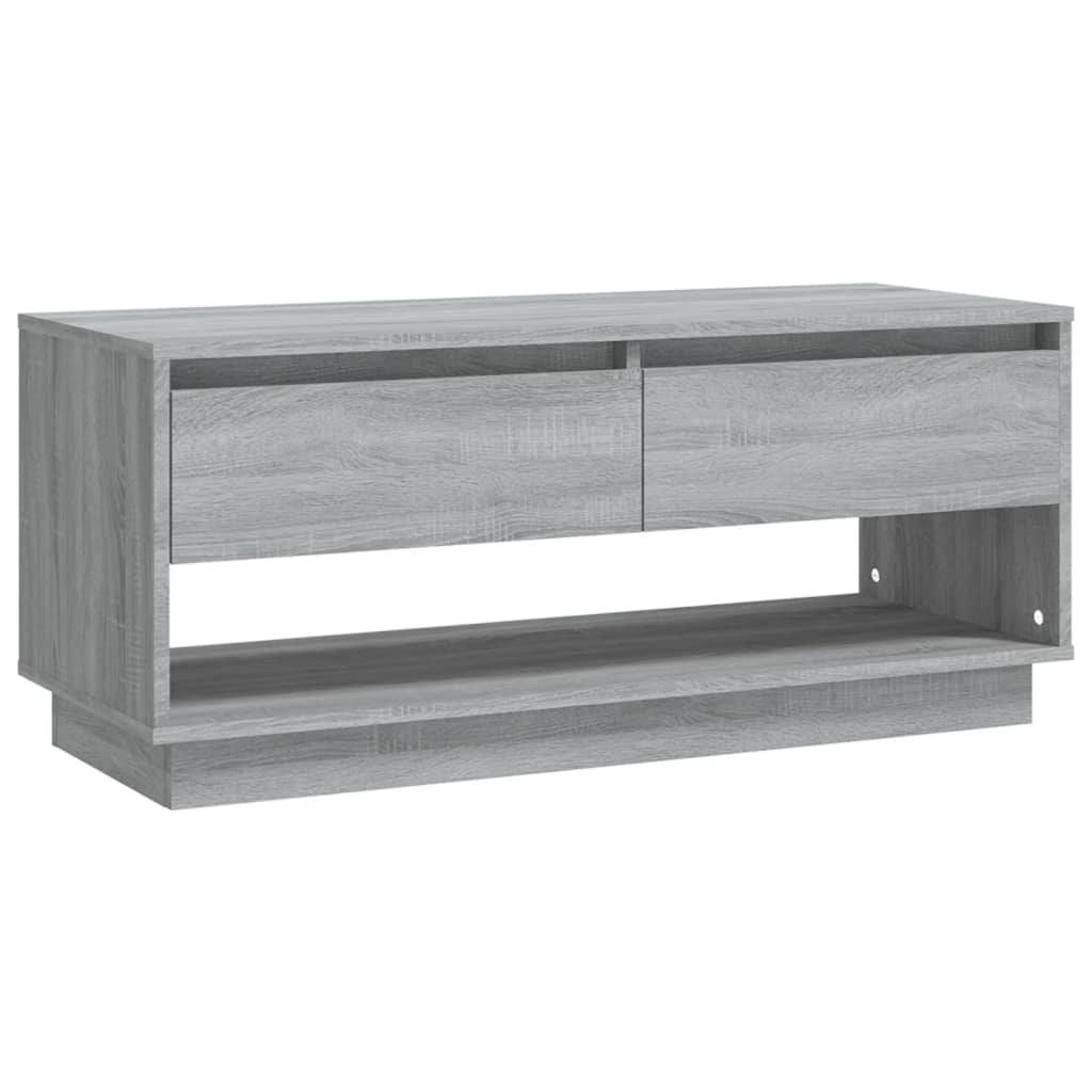 Mobile TV Grigio Sonoma 102x41x44 cm in Truciolato - homemem39