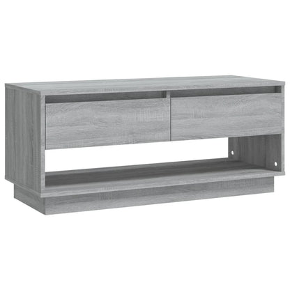 Mobile TV Grigio Sonoma 102x41x44 cm in Truciolato - homemem39