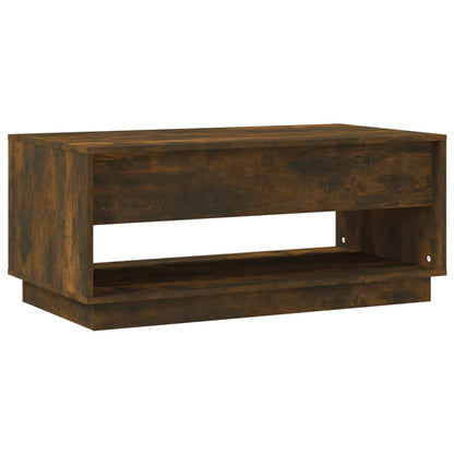Tavolino da Salotto Rovere Fumo 102,5x55x44 cm in Truciolato | homemem39