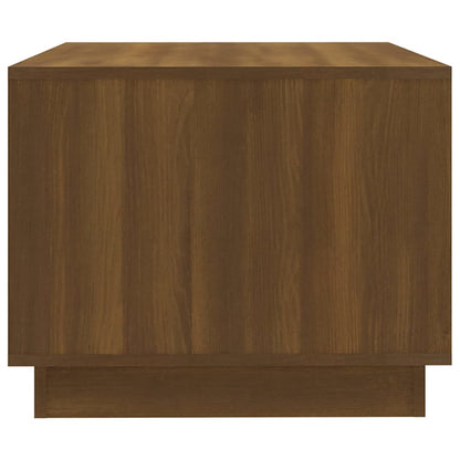 Tavolino da Salotto Marrone Rovere 102,5x55x44 cm in Truciolato