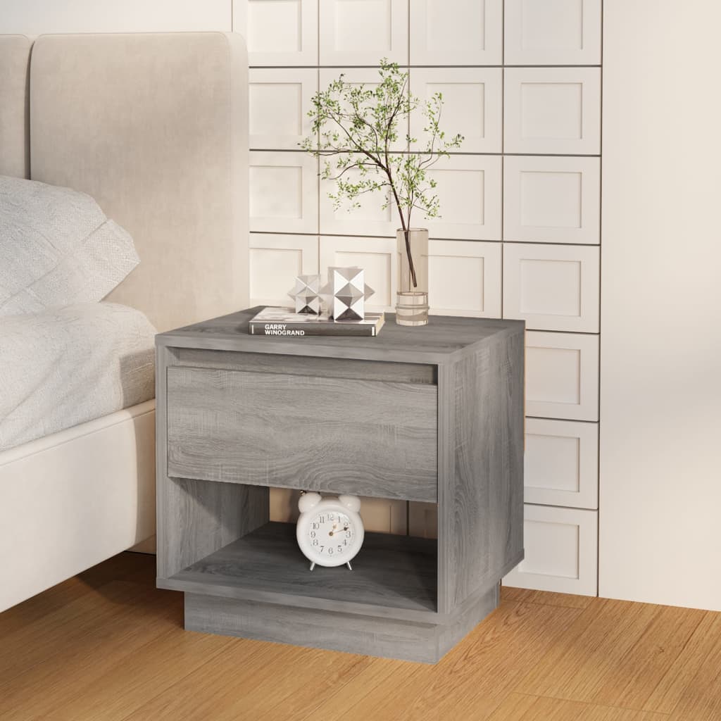 Comodini 2 pz Grigio Sonoma 45x34x44 cm in Truciolato - homemem39