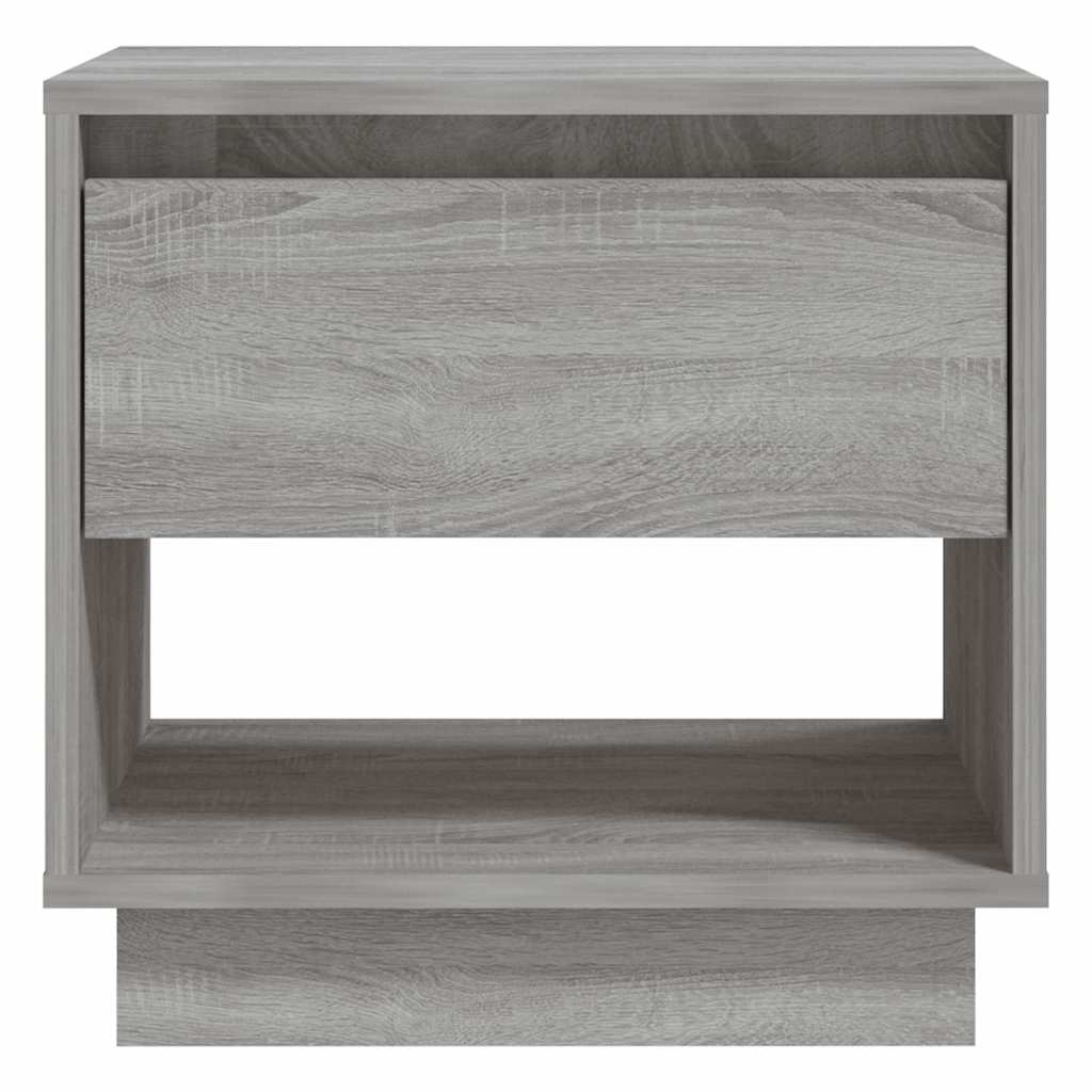 Comodini 2 pz Grigio Sonoma 45x34x44 cm in Truciolato