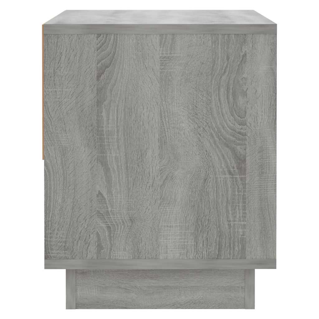 Comodini 2 pz Grigio Sonoma 45x34x44 cm in Truciolato