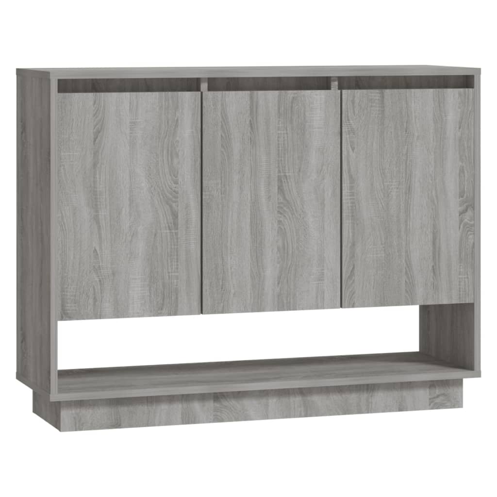 Credenza Grigio Sonoma 97x31x75 cm in Truciolato