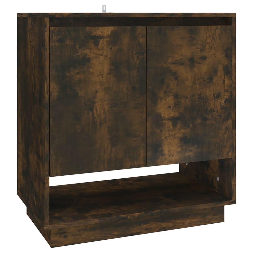 Credenza Rovere Fumo 70x41x75 cm in Truciolato - homemem39