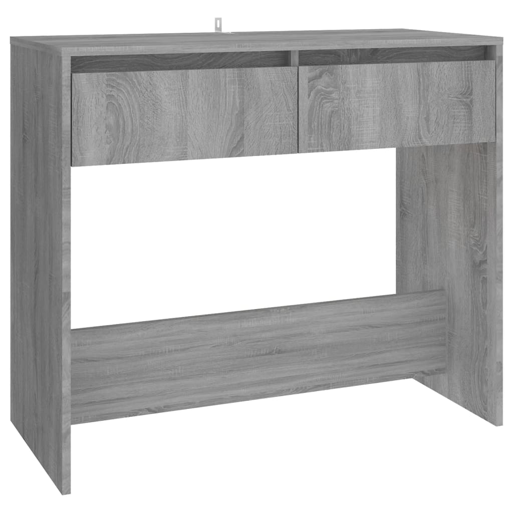 Tavolo Consolle Grigio Sonoma 89x41x76,5 cm in Acciaio - homemem39