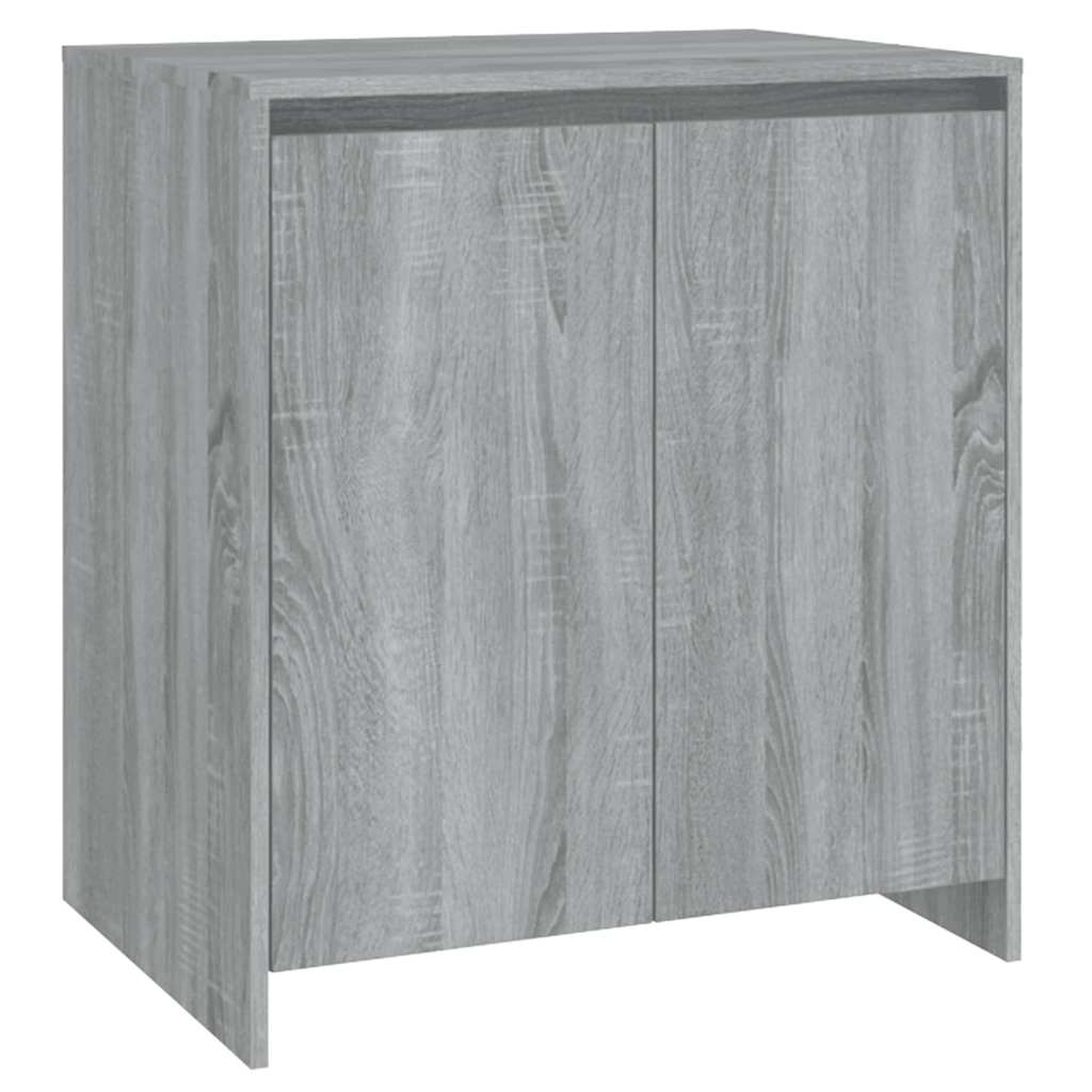 Credenza Grigio Sonoma 70x41x75 cm in Legno Multistrato