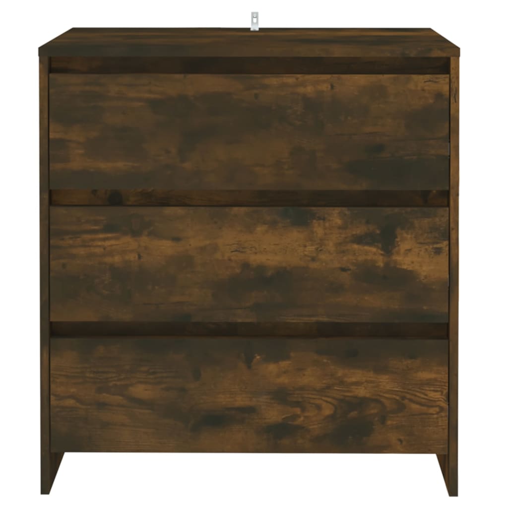 Credenza Rovere Fumo 70x41x75 cm in Truciolato - homemem39
