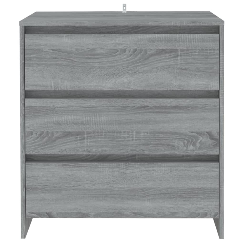 Credenza Grigio Sonoma 70x41x75 cm in Truciolato - homemem39