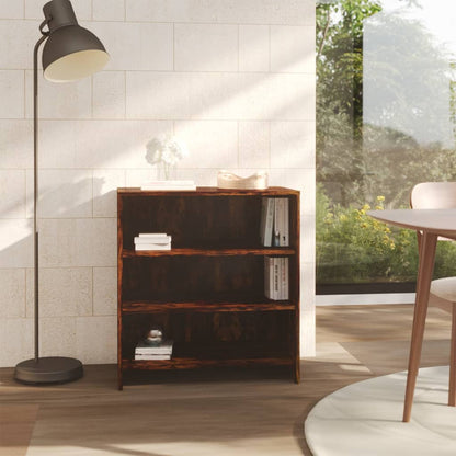 Credenza Rovere Fumo 70x40,5x75 cm in Truciolato - homemem39