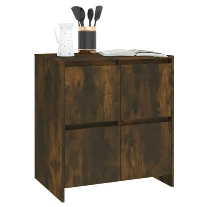 Credenza Rovere Fumo 70x41x75 cm in Truciolato