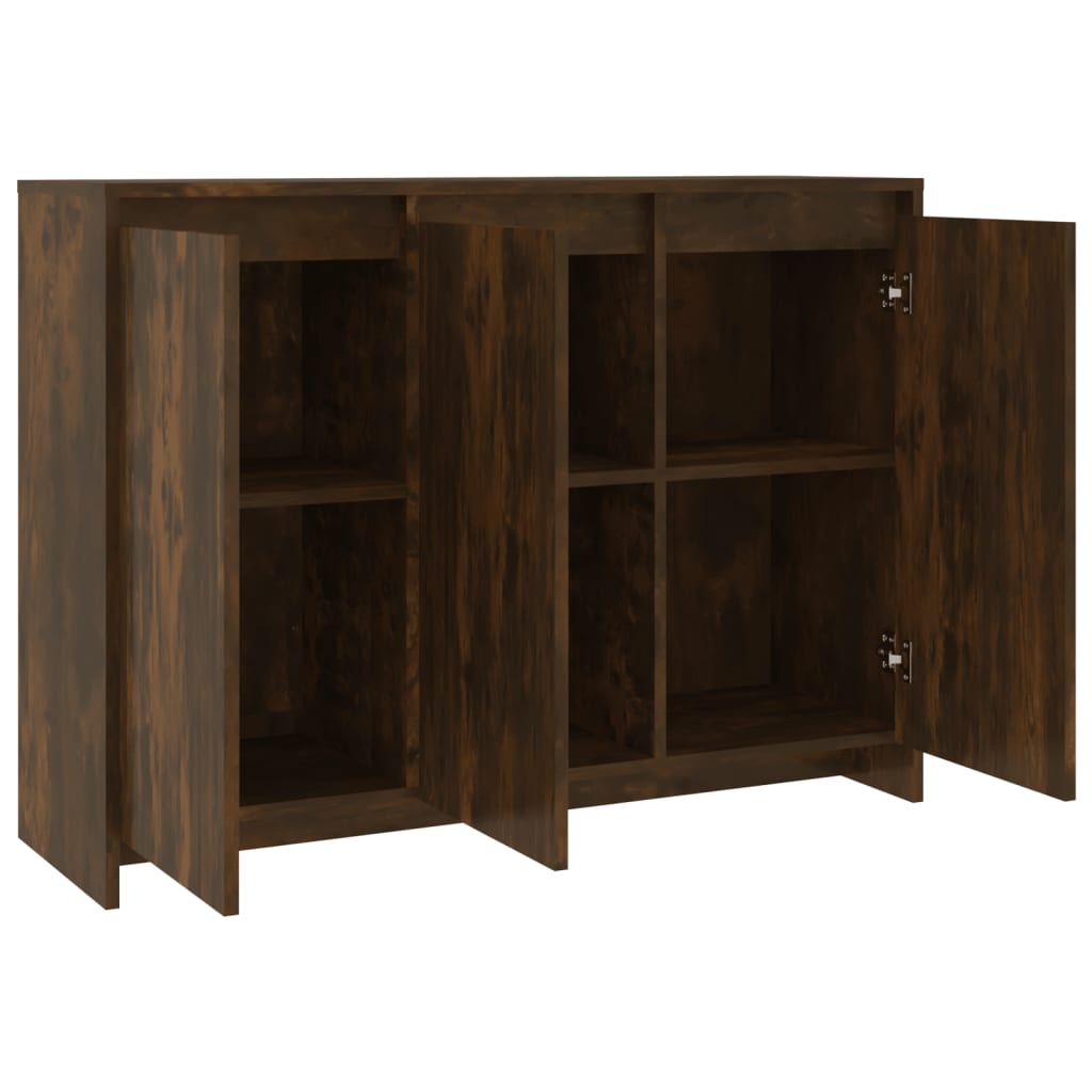 Credenza Rovere Fumo 102x33x75 cm in Truciolato | homemem39