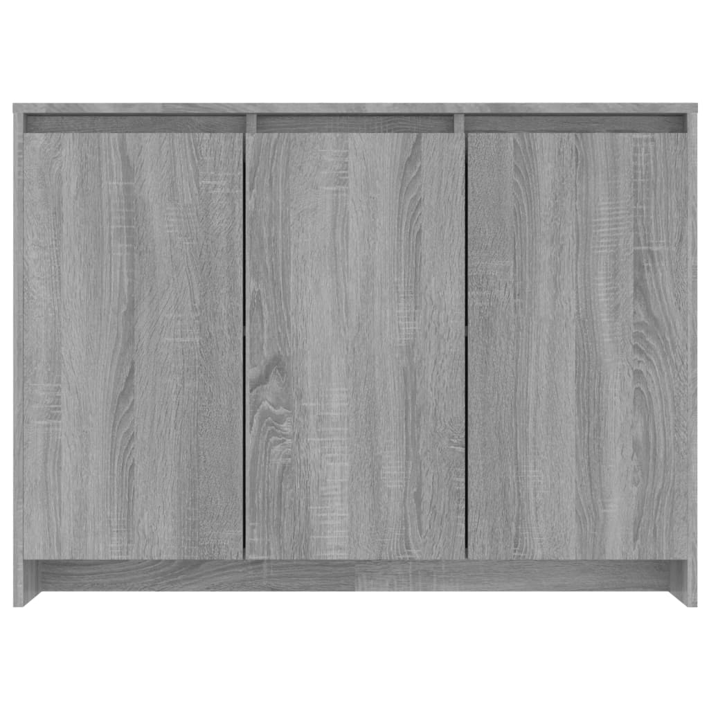 Credenza Grigio Sonoma 102x33x75 cm in Truciolato - homemem39